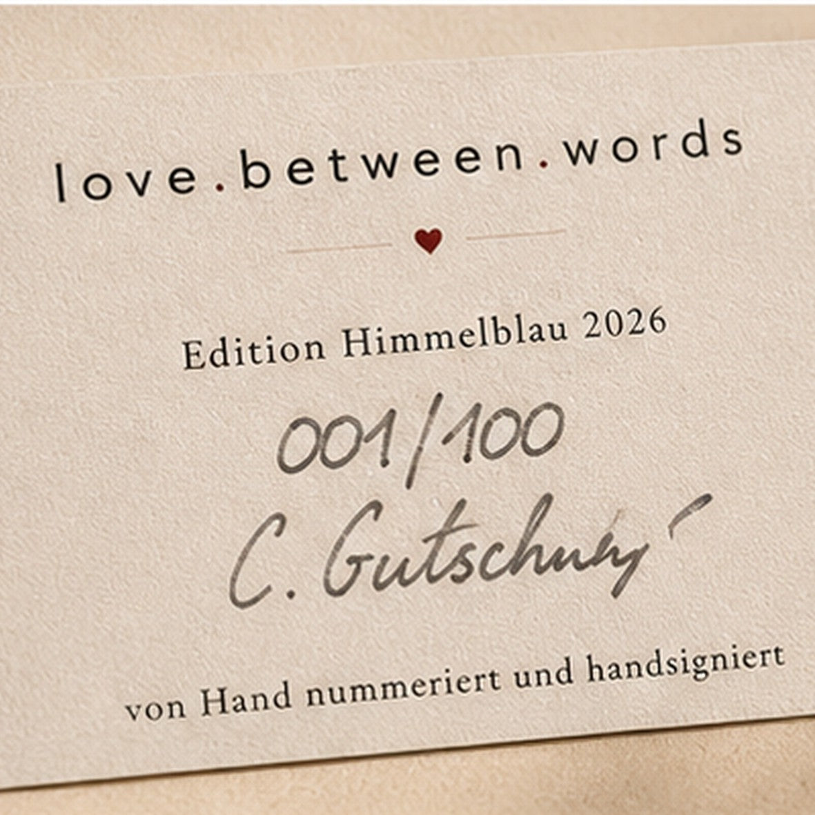 Limitiertes FineArt - Poster - Edition „Himmelblau“ 2026